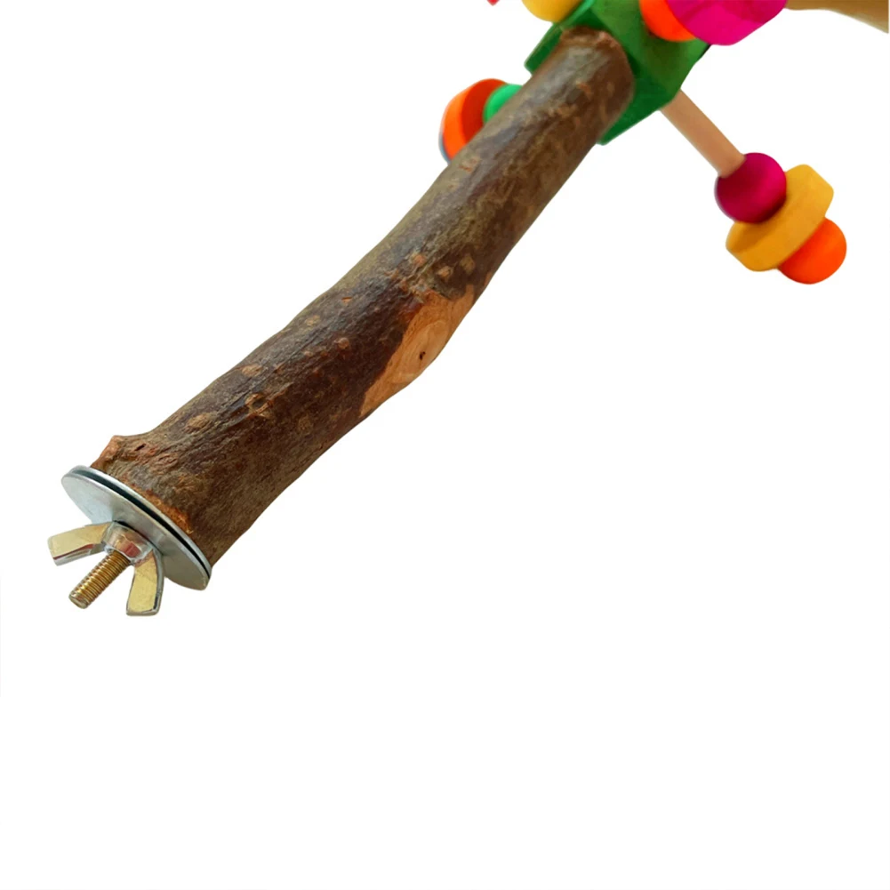 Игрушки-кусачки для птиц попугай жевательная игрушка из натурального дерева