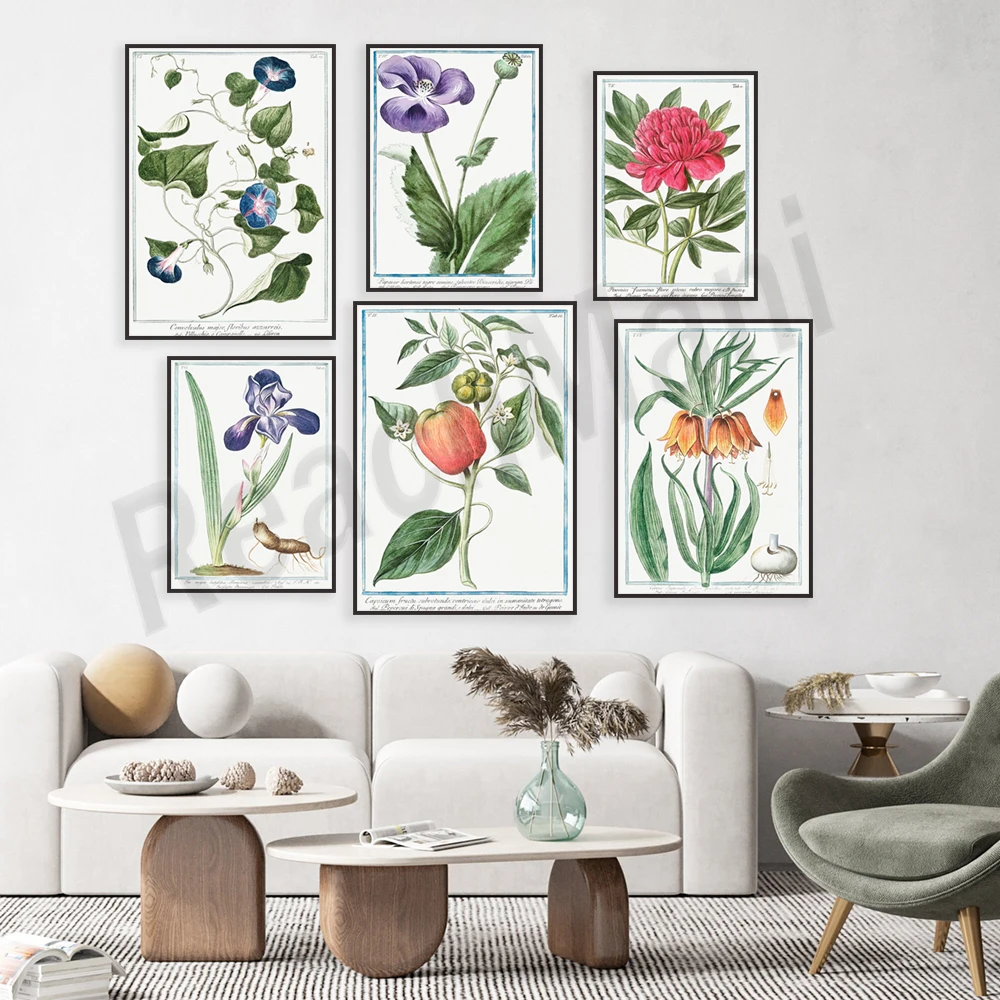 Римский сад Постер Джорджио бонелли лилии и нарцилы гвоздики биндавские