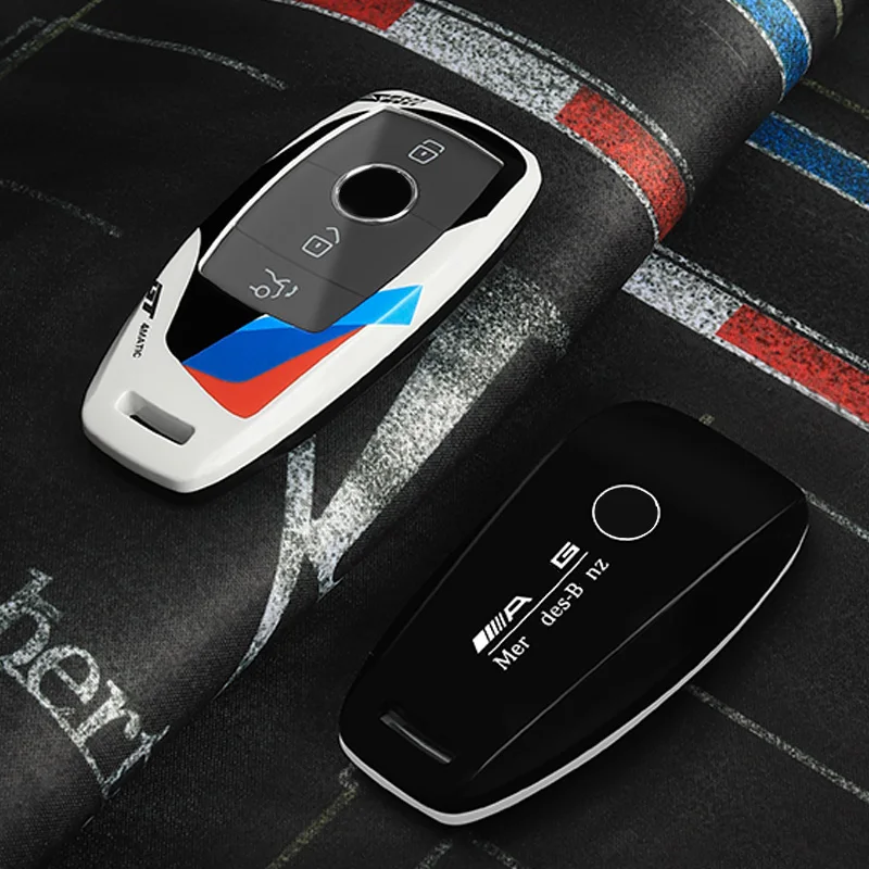 

Fashion Sports ABS+TPU Car Remote Key Bag For Mercedes Benz W213 W177 W205 W222 X167 A C E S G Class CLE GLC GLB CLA GLS AMG