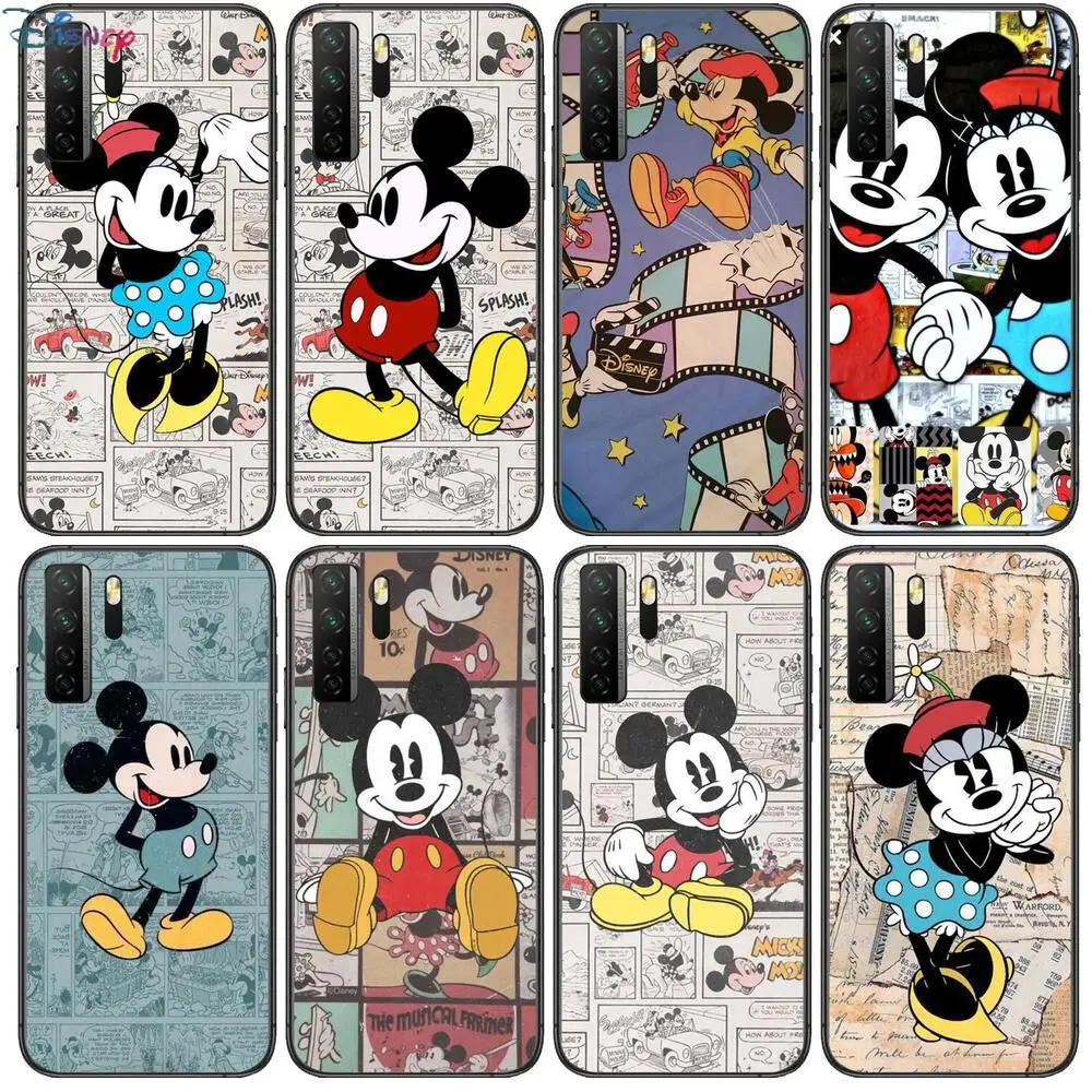 

disney anime Black Soft Cover The Pooh For Huawei Nova 8 7 6 SE 5T 7i 5i 5Z 5 4 4E 3 3i 3E 2i Pro Phone Case cases