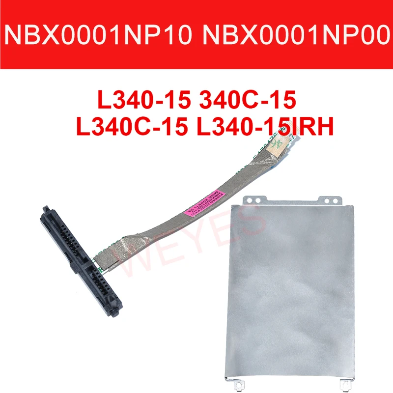 SATA HDD Caddy Tray & кабель разъема для жесткого диска NBX0001NP10 NBX0001NP00, новинка для Lenovo Ideapad L340-15IRH L340 L340C-15