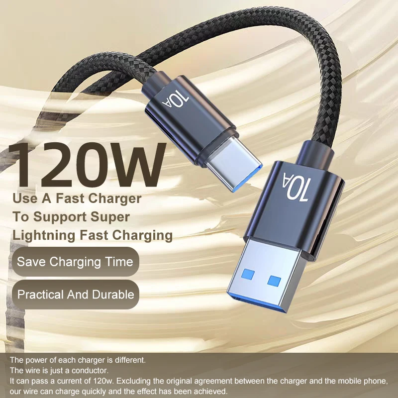 Сверхбыстрый Кабель USB Type C — Высокоскоростной Зарядный