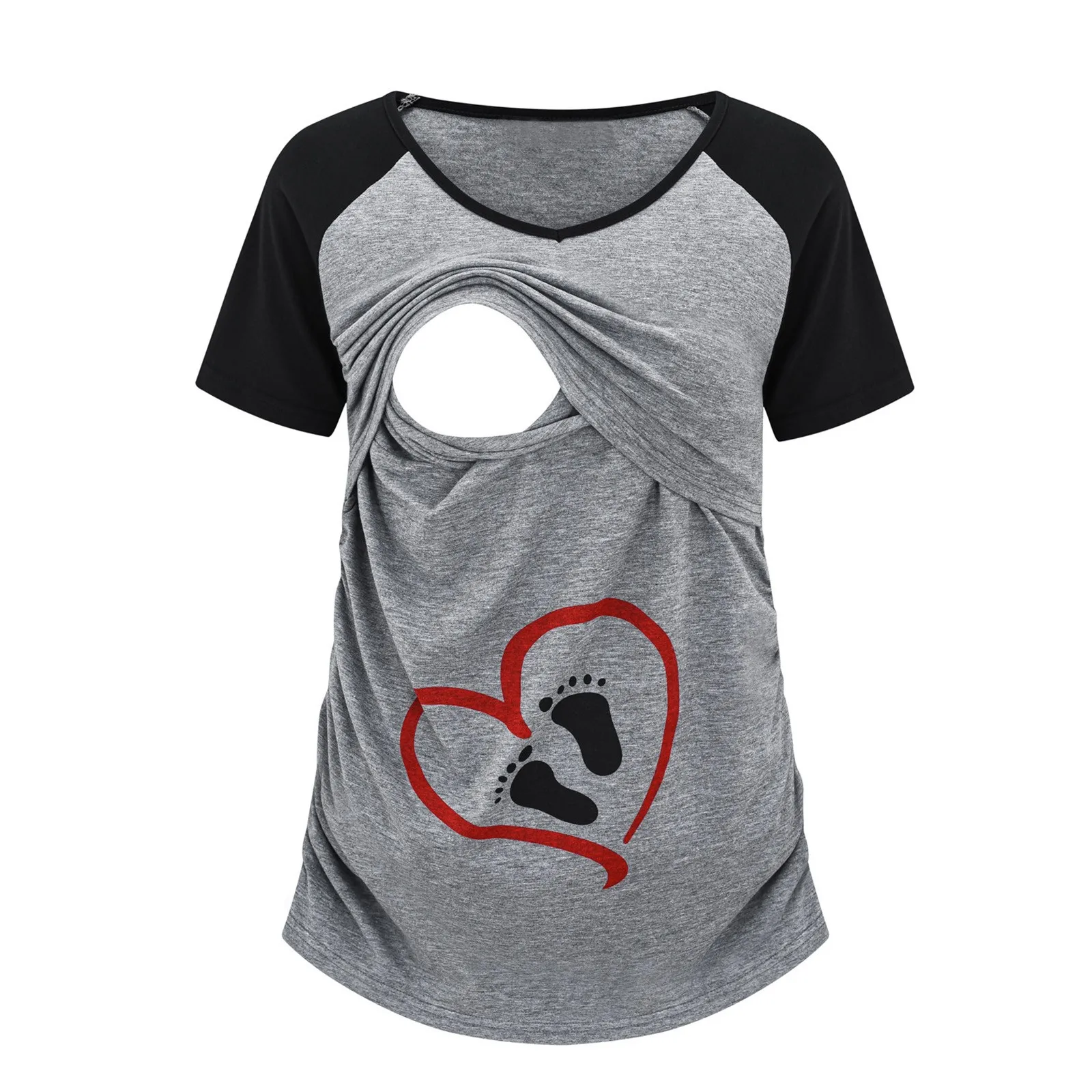 

Maternity Leggings Third Trimester Women Maternity Summer Short Sleeve Tops For Breastfeeding Maternity T Shirts Navy