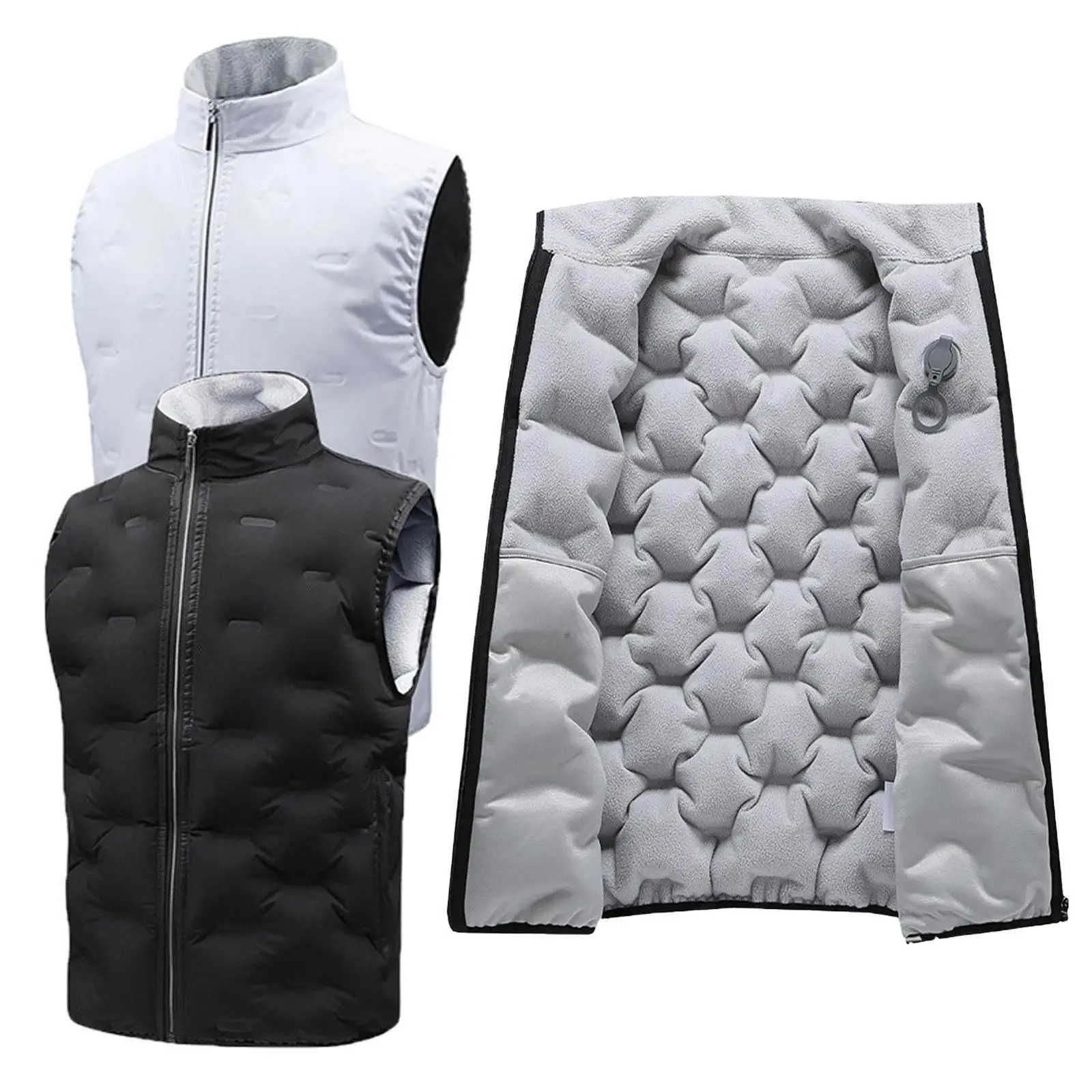 

Ultra-light Adjustable Temperature Inflatable Clothing 3D Air Thermal Coldproof Windproof Winter Vest Jacket Outdoor Jacket Men