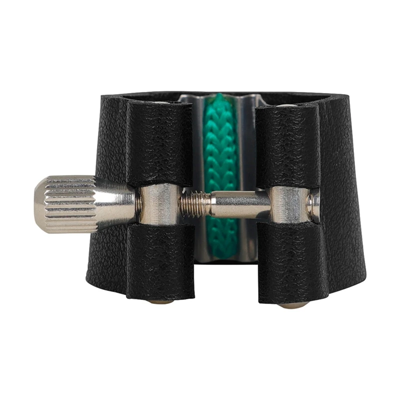 

Tenor Лигатура для саксофона Черный ABS мундштук кожа фиксированная мягкая карта саксофон аксессуары с мундштуком