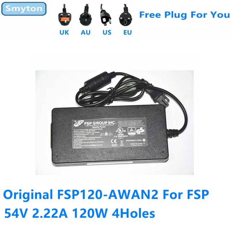 Оригинальное зарядное устройство с адаптером переменного тока для FSP 54 в 120 А Вт 4