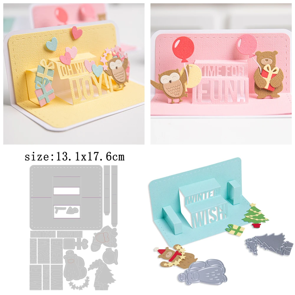 

Многослойные высекальные штампы, металлические высекальные штампы для «сделай сам», скрапбукинг, декор для фотоальбома, тиснение, празднич...