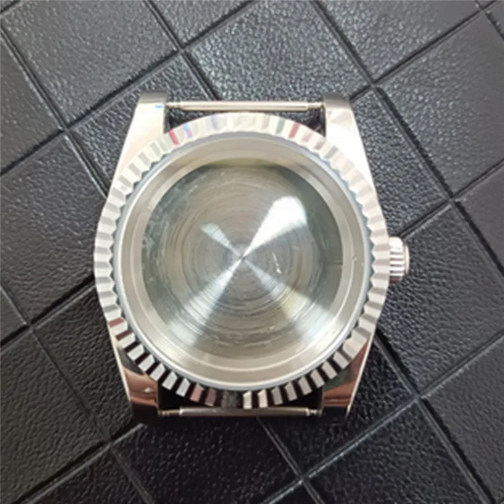 

36mm Watch Case Kit Oyster Perpetual Transparent/Dense Bottom Sapphire Glass Case for NH35/NH36/4R Watch Movement