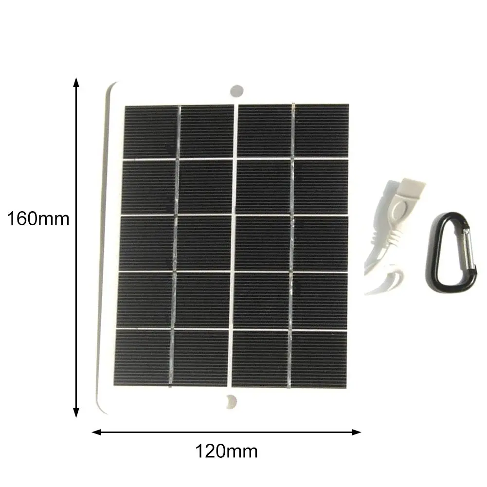 Оптовая продажа солнечной панели 1-14 шт. USB водонепроницаемый открытый туризм