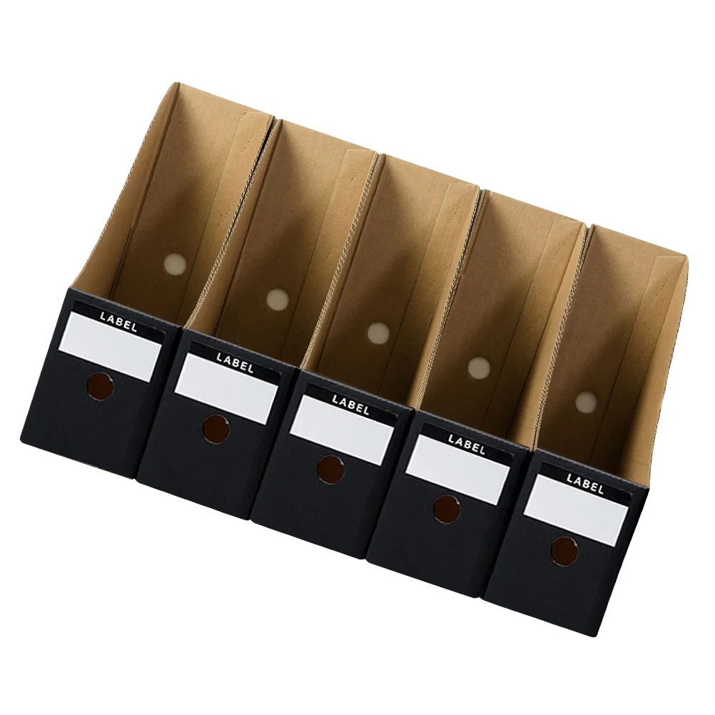

File Magazine Holder Rack Book Organizer Document Sorter Box Holders Office Desktop Storage Display Files Mail Modern Divided