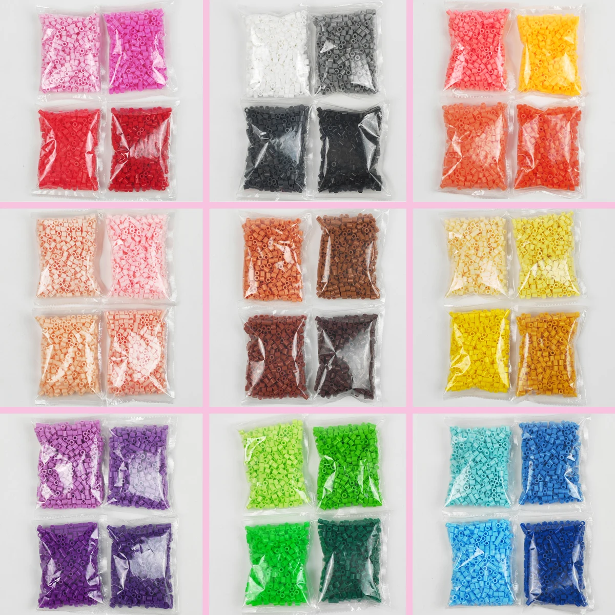 5 мм железные бусины 2000 шт пиксель головоломки железные бусины смешанные цвета для детей Хама бусины перлер Diy Высокое качество ручной работы подарок игрушка