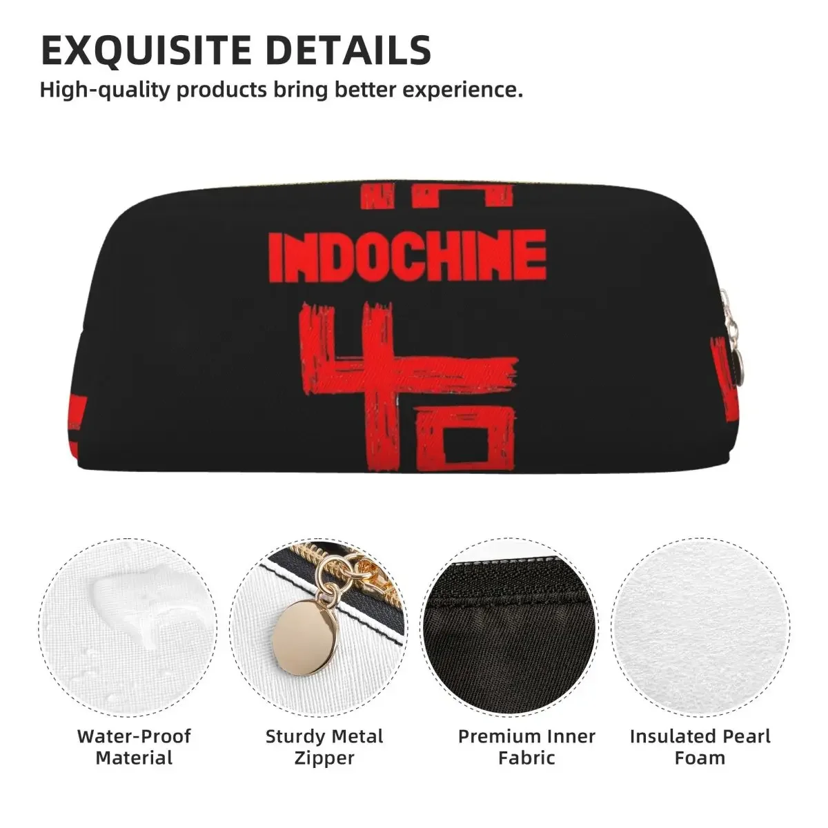 Фото Новые пеналы Indochine для студентов, подарочные коробки для ручек, сумки для карандашей, вместительные пеналы-органайзеры, держатели для ручек №3