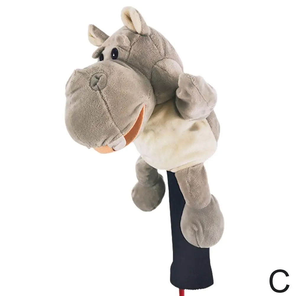 1 шт. милый мягкий плюшевый чехол в виде животного для гольф-клуба защитный