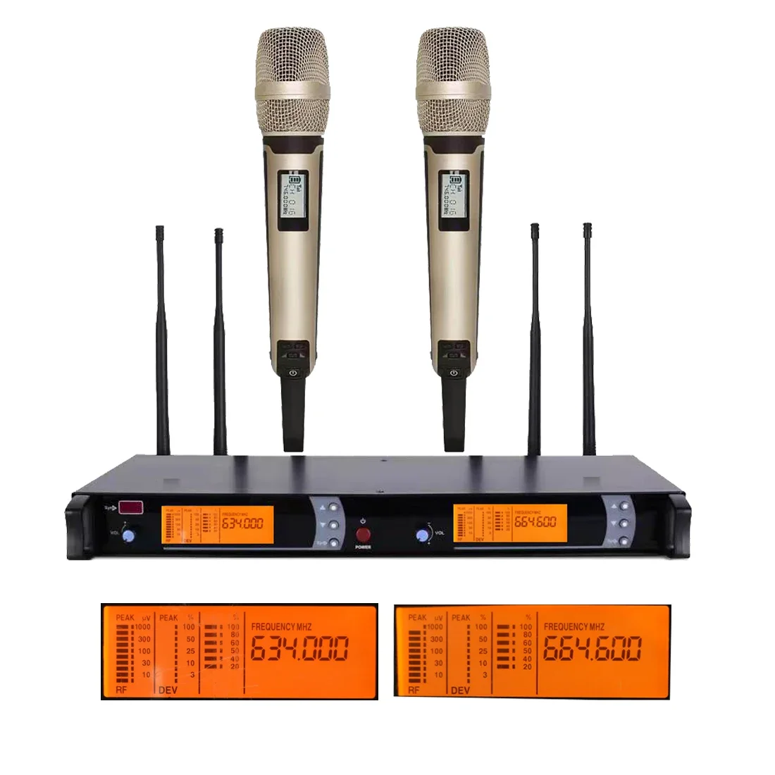 Портативный беспроводной микрофон KTV DJ караоке