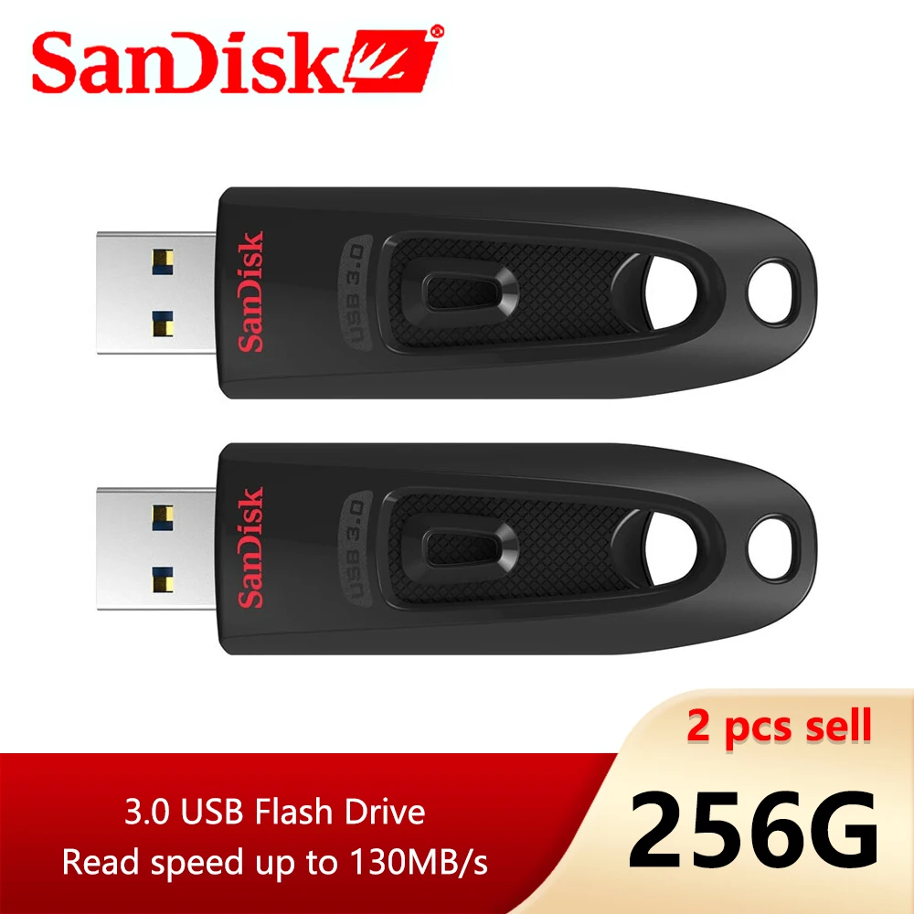 2 шт. флеш-накопитель SanDisk CZ48 USB 512 256 ГБ 128 130 64 32 16 |