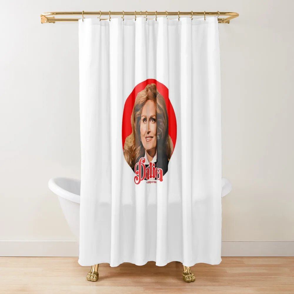 Занавеска для душа Dalida современный аксессуар водонепроницаемая ткань ванной