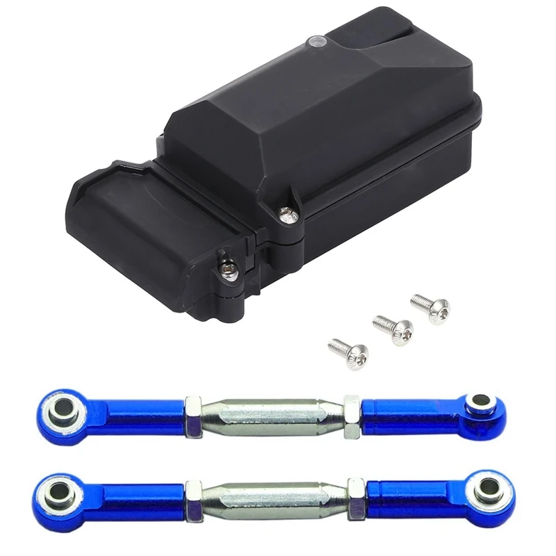 

Пластиковый водонепроницаемый приемник радиоприемника для радиоуправляемого автомобиля, 1 шт., с 2 металлическими регулируемыми звеньями р...