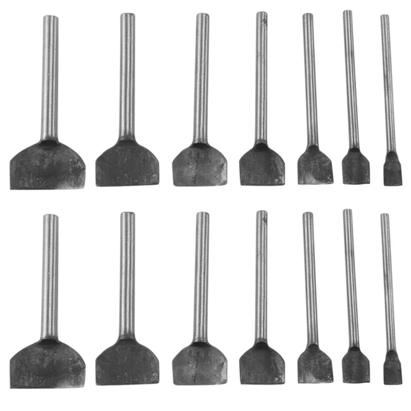

14X Arc-Shaped Cutter Punch,Leather Craft Tools For Crafting Strap Belt, Wallet And Bag With 7 Sizes (10Mm-40Mm)