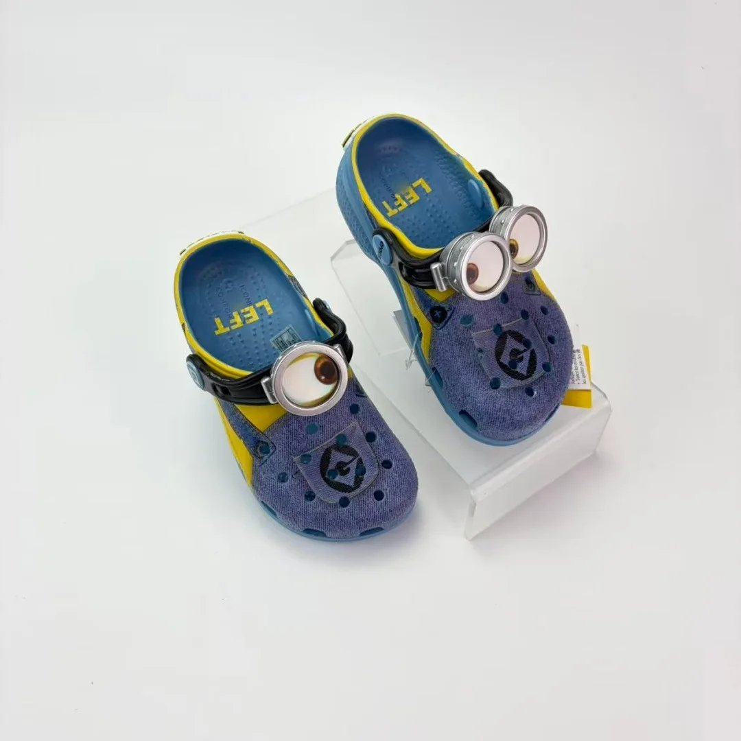 Фото Новые пляжные штаны-шлепанцы Minions с отверстиями: дышащие, нескользящие, водонепроницаемые и устойчивые к запаху. №2
