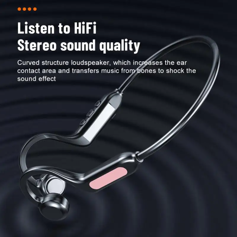 

Earphone Waterproof 2023 Wireless Headphone Sport For Workouts Running Driving New Bone Conduction Headphone With Mic