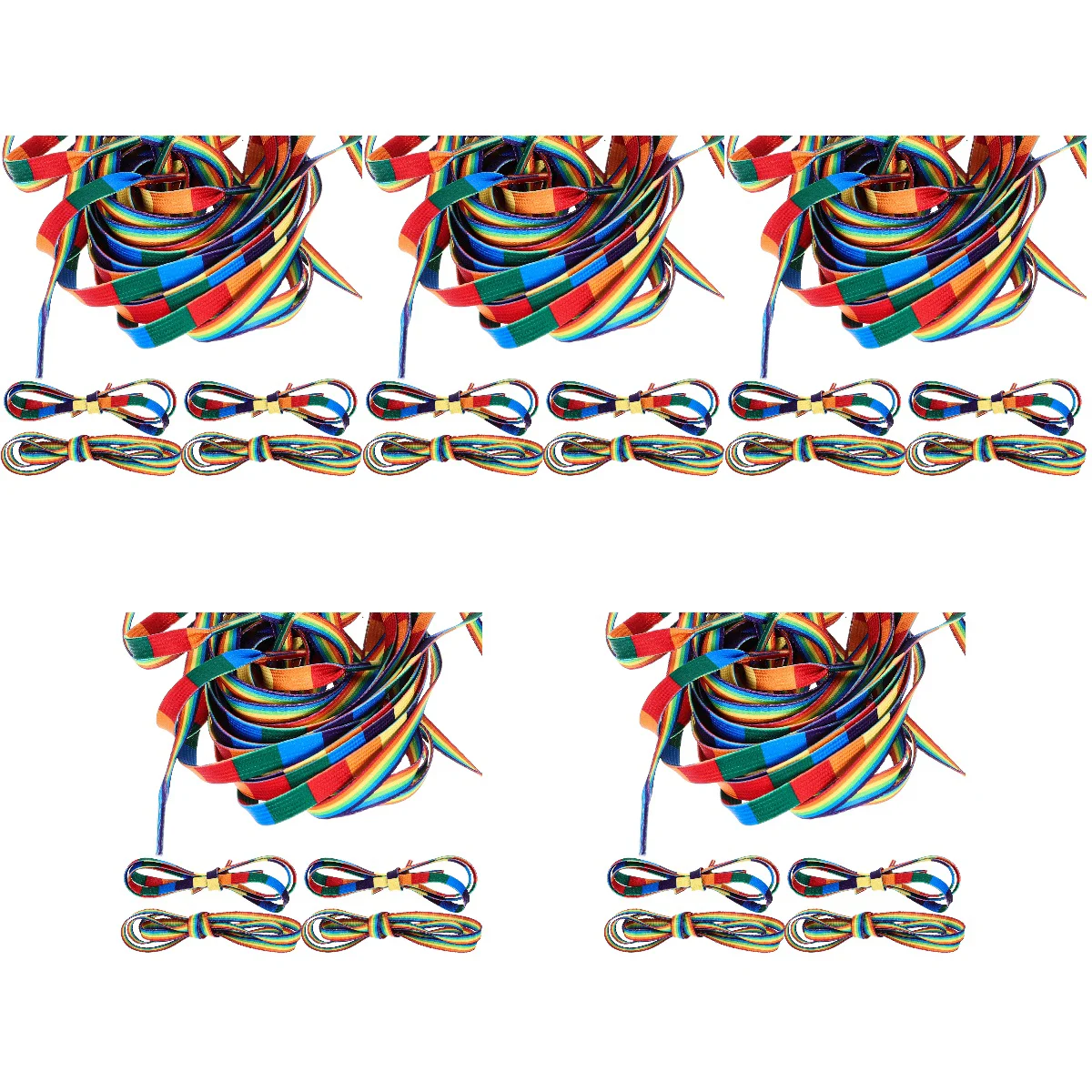 

20 пар, разноцветные шнурки для шнурков, 120x1x3 см