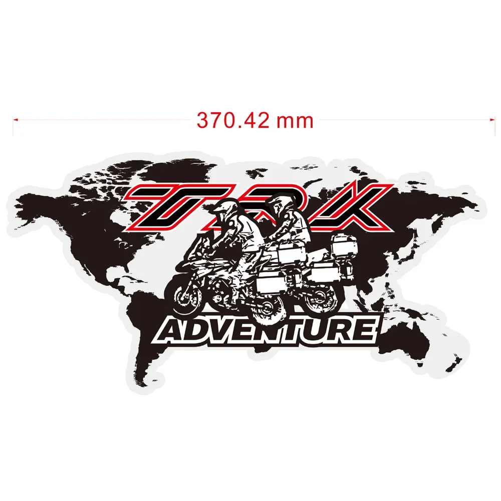 Мотоциклетный багаж алюминиевый верхний боковой ящик чехол наклейки корзины для