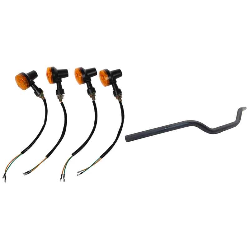 

4 шт., поворотники для мотоцикла, 7/8 дюйма, 22 мм