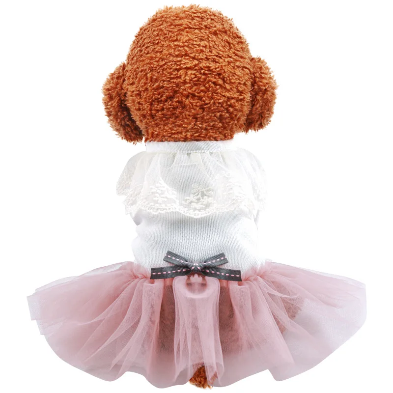 

Ropa Perro Chihuahua Skirt Puppy Princess Dress Yorkshire Pet Clothesprincess Bow Spring and Summer Gauze Skirt