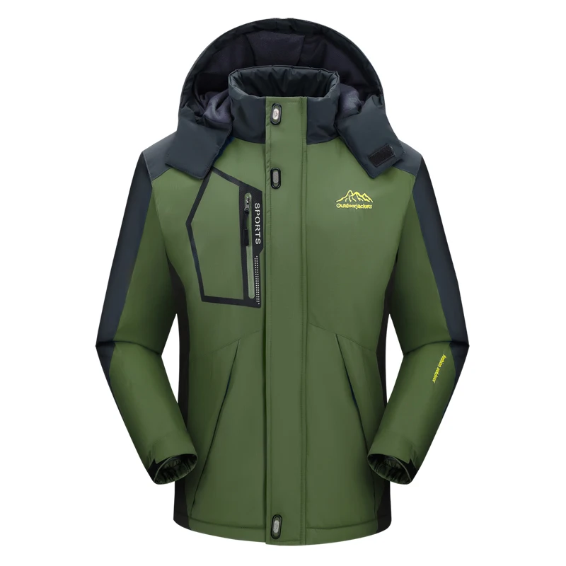 Рисунок 4 - Мужская теплая куртка с капюшоном