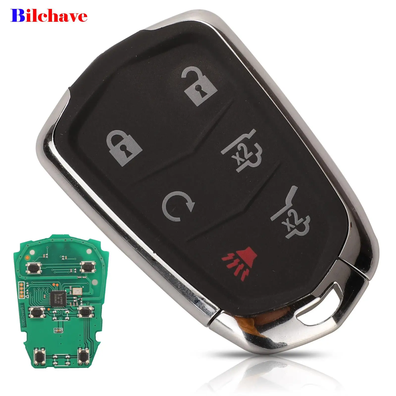 Ключ-брелок с 6 кнопками для Cadillac Escalade ESV 2015-2019 315 МГц чип ID46