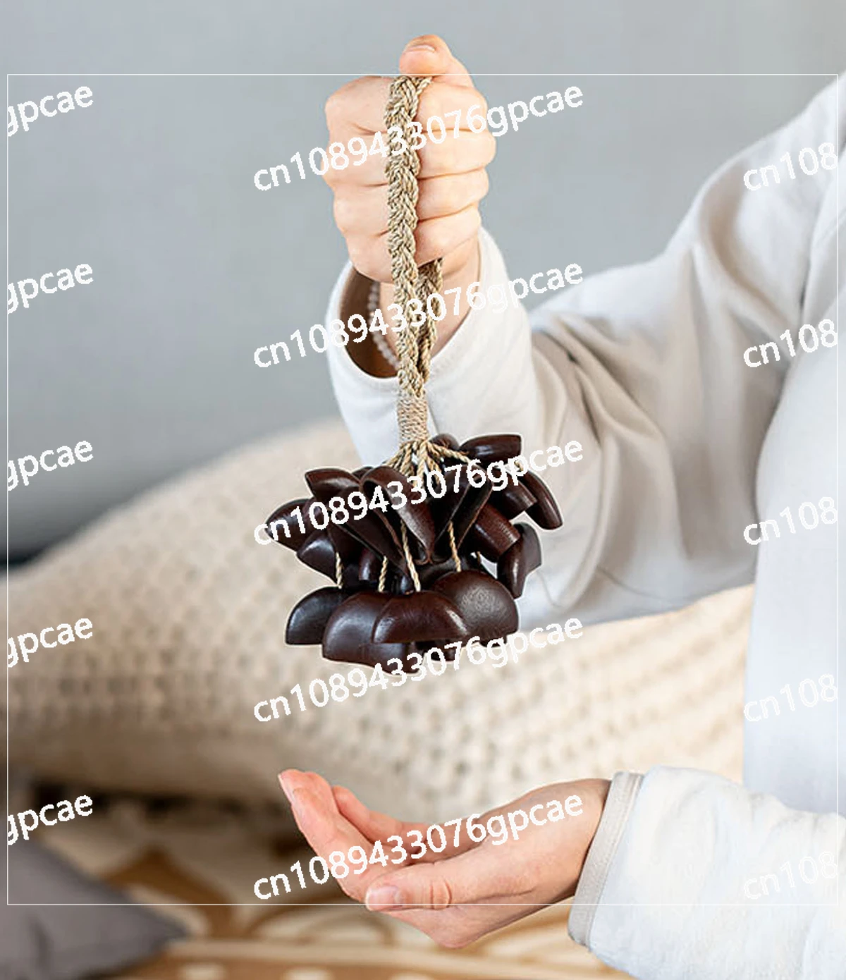 Музыкальное исцеление звуковой луч в виде ореховой оболочки звонок форме