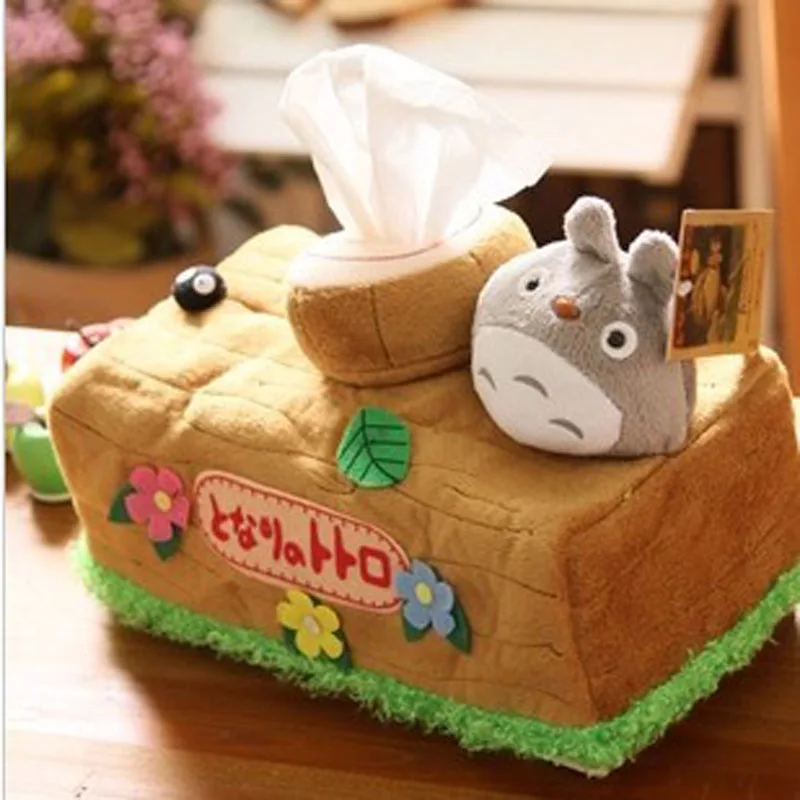 

Kitchen storage Plush Doll Toy Tissue Box Office Desk Car Decorate Kids Girl Gift Japan Anime Extraction Household Product