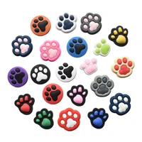 new 22 styles dog paws cartoon anime pvc shoe buckle sneakers accessories diy slippers souvenir decoration kids x mas party gift