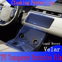 for land range rover velar 2019 2021car interior center console transparen tpu protective film anti scratc repair film accessori