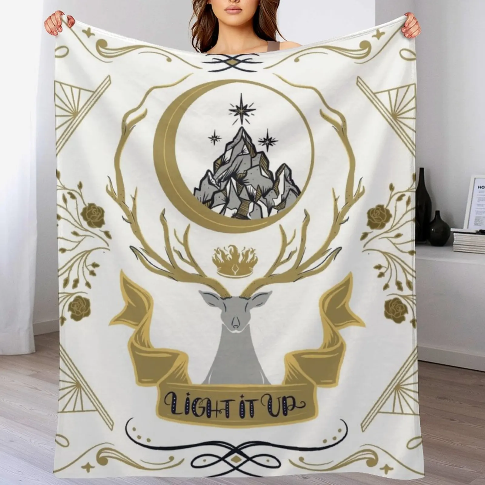 Свет его | сархрест Одеяло Сара Дж Маас Retros тяжелое одеяло для сна