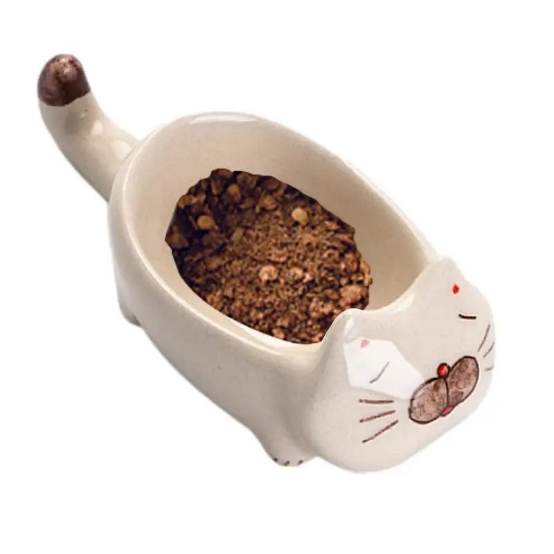 

Керамическая тарелка для соуса, соевая тарелка, миски, Многофункциональные кухонные приспособления, противоскользящие миски в форме милого кота для окуня