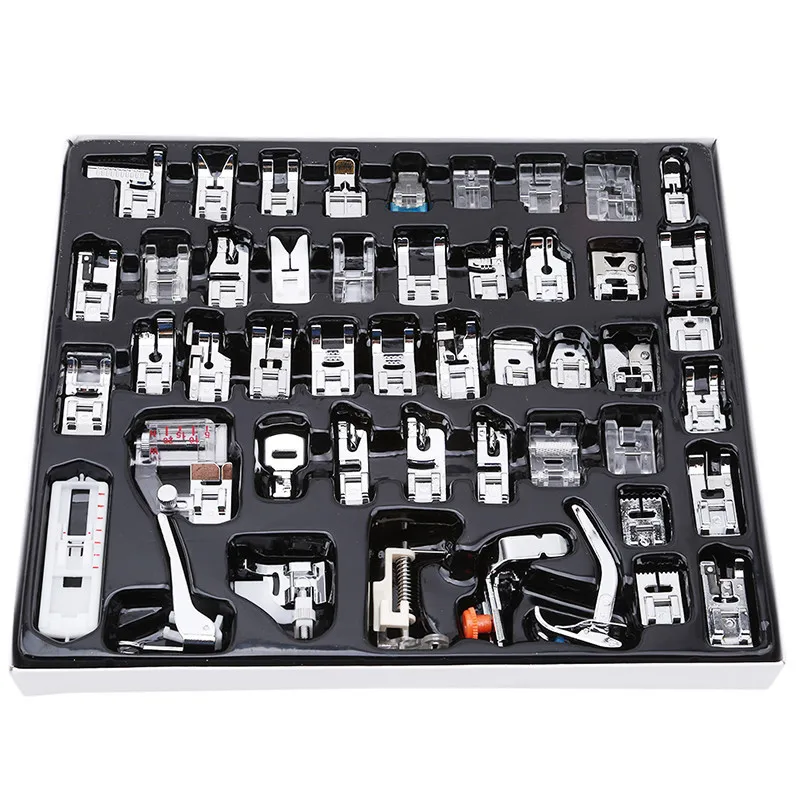 

48pcs Simple Presser Foot Household Sewing Machine Presser Foot Sewing Machine Braiding Feet Kit Set