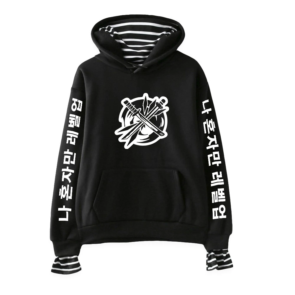 Толстовка мужская с длинным рукавом худи соло имитация двух предметов Свитшот в