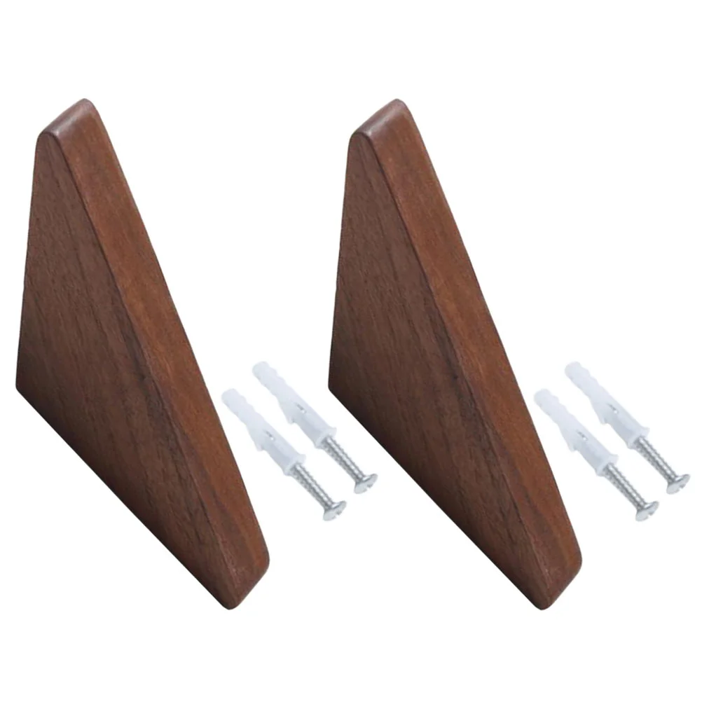 

2pcs Bathroom Wall Hook for Clothes Wooden Hooks