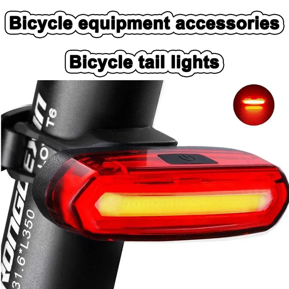 USB-фонарь для велосипеда красный