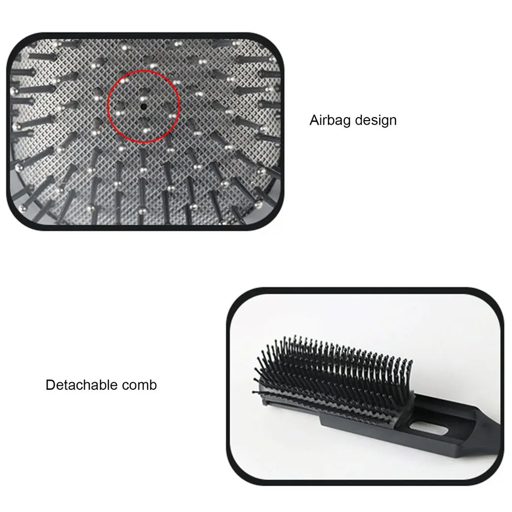Щетка для распутывания волос с насадками и расческа отличный набор мокрых или