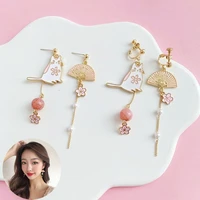 animal dangle earrings korean style moon stars rabbit balloon for women party jewelry gift