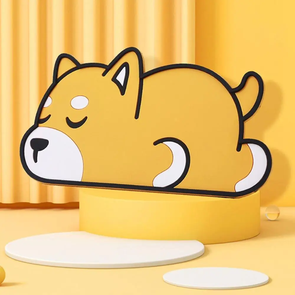 Милый 1 шт. большой материал ПВХ мягкий противоскользящий коврик для ключей