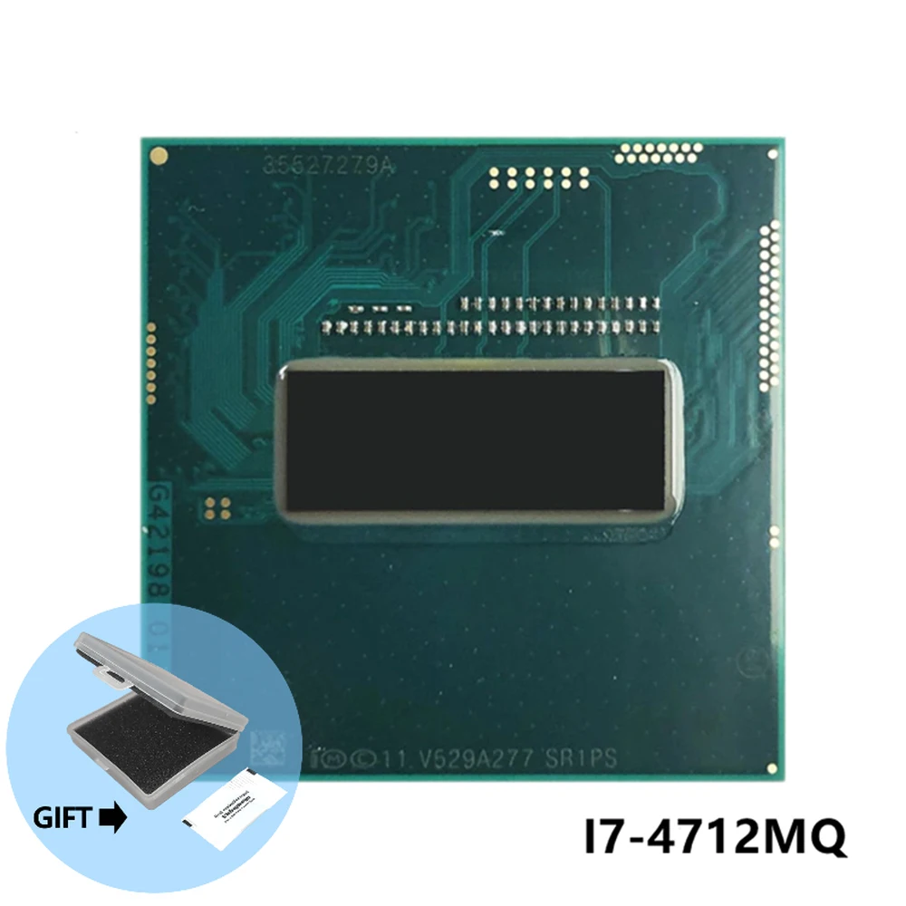 

Intel Core i7-4712MQ i7 4712MQ SR1PS 2.3 GHz Quad-Core Eight-Thread CPU Processor 6M 37W Socket G3 / rPGA946B