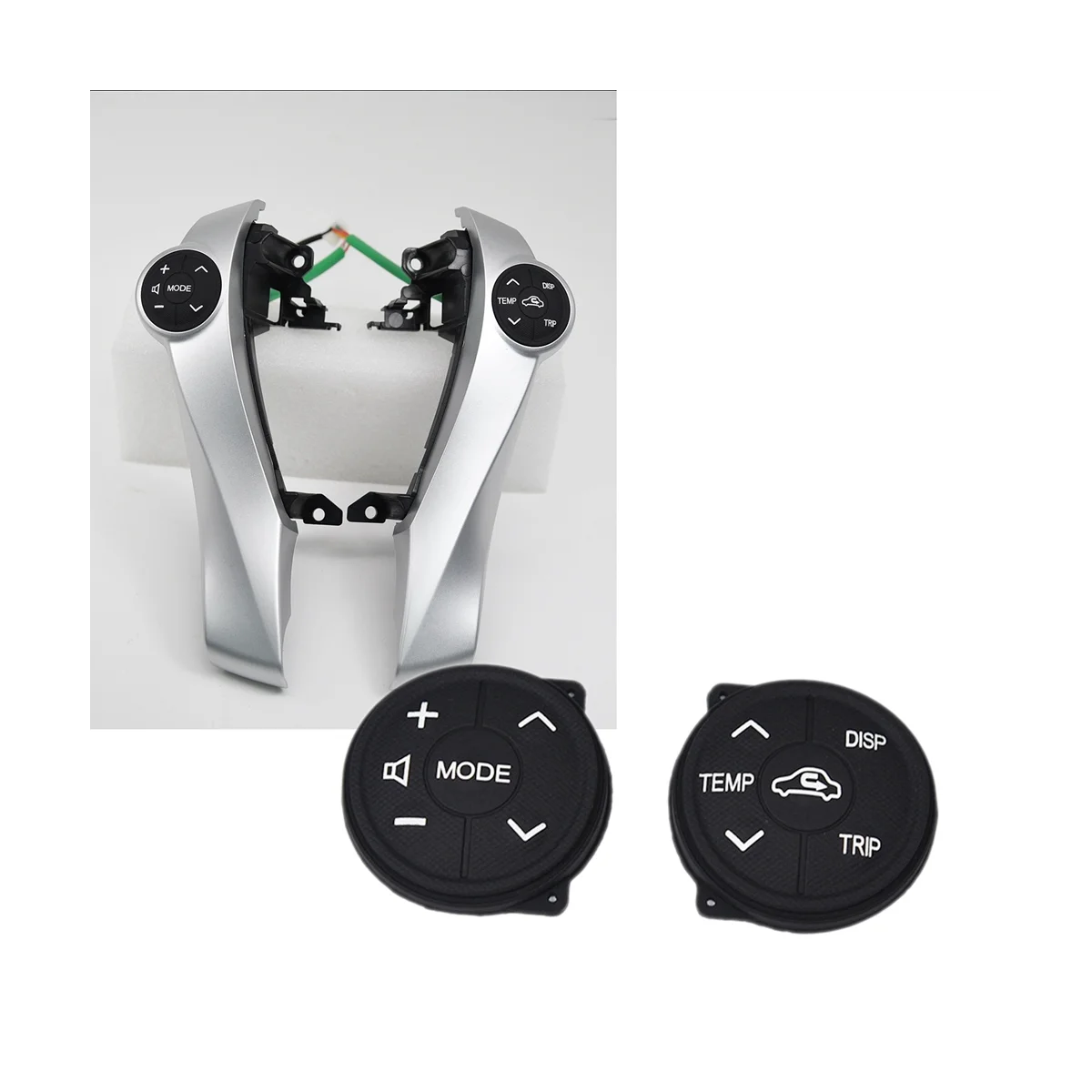 Многофункциональная резиновая панель переключателя рулевого колеса для Toyota Prius