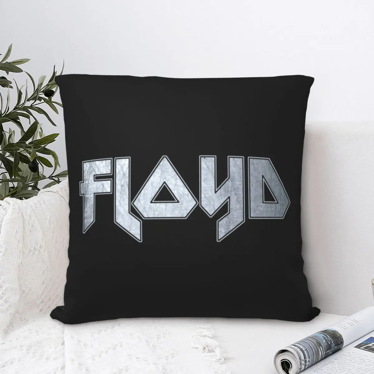

Heavy Metal Floyd Classic Square Pillowcase Polyester Pillow Cover Velvet Cushion Zip Decorative Comfort Throw Pillow For Home