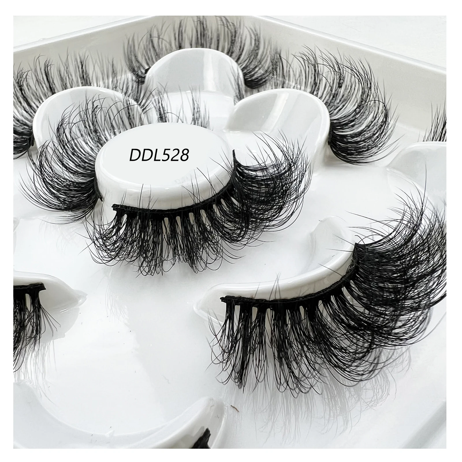 

Wholesale New Extension DD Curl Self-adhesive Reused Silk Mink Lashes False Eyelash Faux Cils Dramatic Beauty Soft Light Fluffy