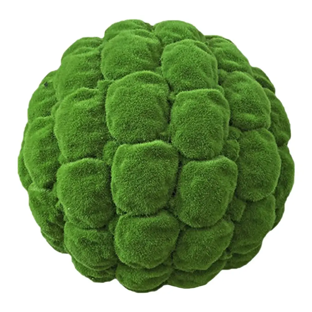 Флокированные украшения из искусственного мха украшение в виде шарика шарики