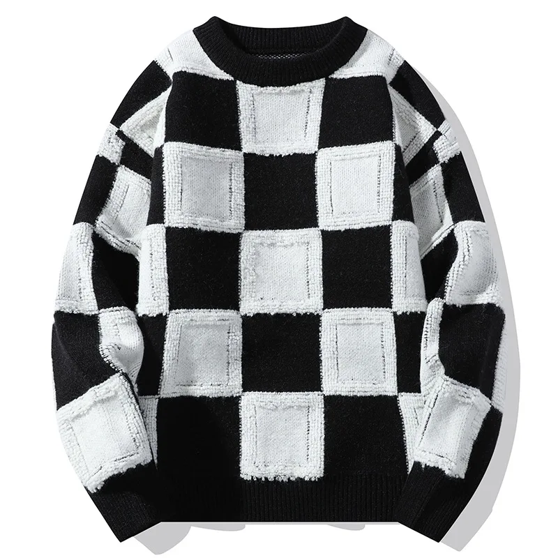 Men Clothing 2023 New Fall Winter Korean Style Mens Pullovers Sweaters High Quality Thick Warm Sweater