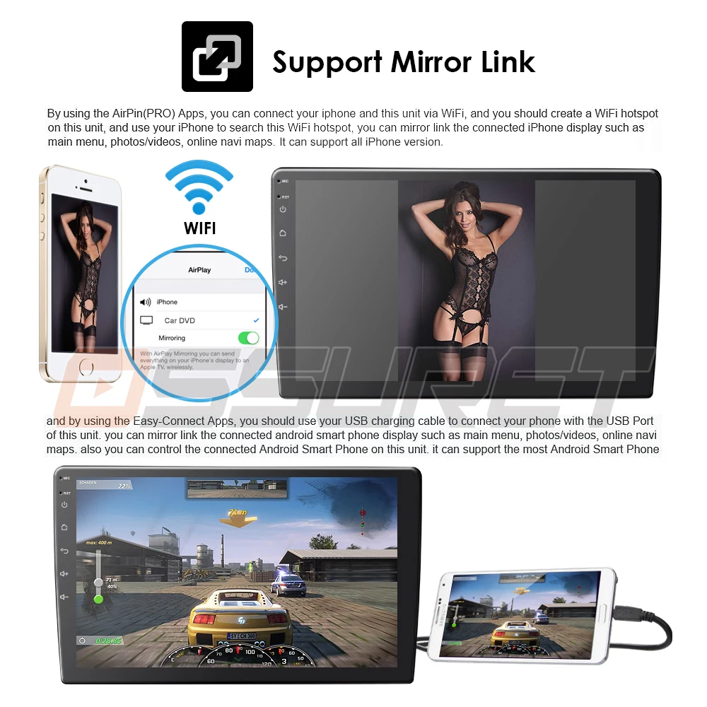 Автомагнитола 2 Din мультимедийный плеер на Android 10 универсальная стереосистема
